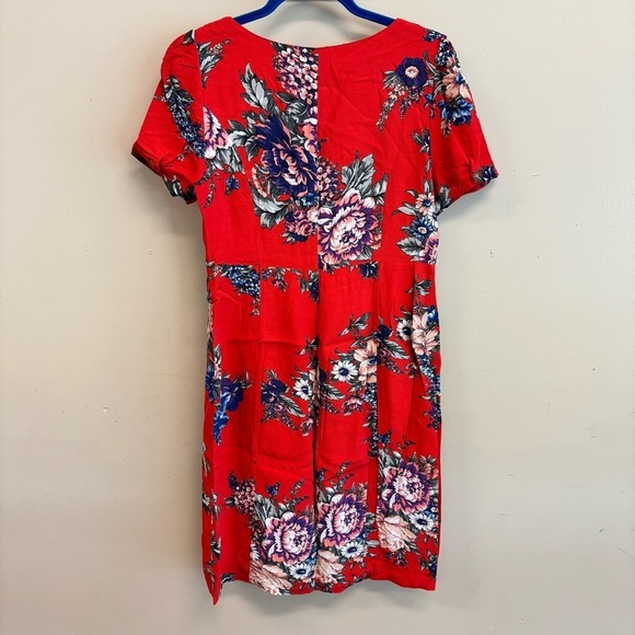 Anthropologie Maeve Caldwell floral Buttondown Dress. Size 12 - Picture 4 of 15
